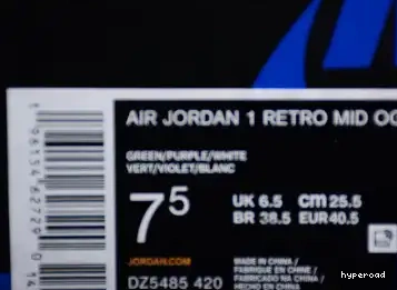 Hyperoad Air 1 Zion Low “Voodoo” Jordan Williamson OG x 0609